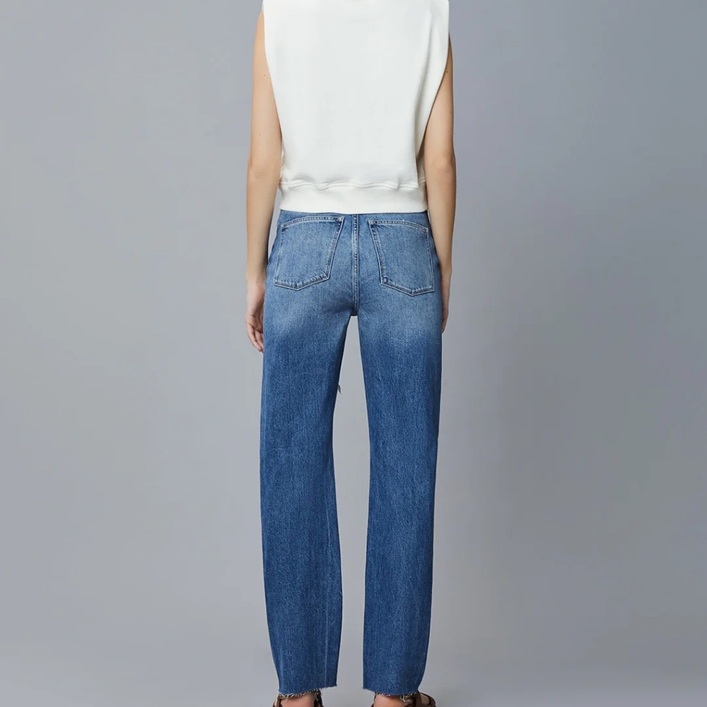 DL1961 High Rise Straight Jean - Picture 3 of 13